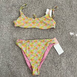 COPY - Dippin’ Daisies Two-Piece Bikini Set Floral Size Medium Floral New with …